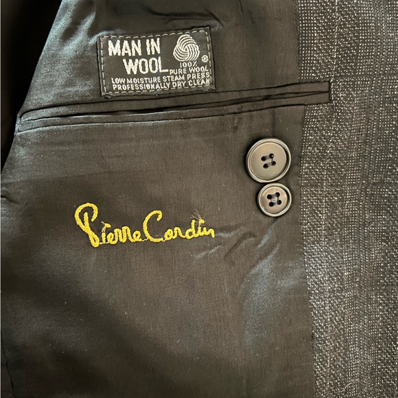 Vintage Pierre Cardin Wool Blazer MenMade in USA - Picture 4 of 9